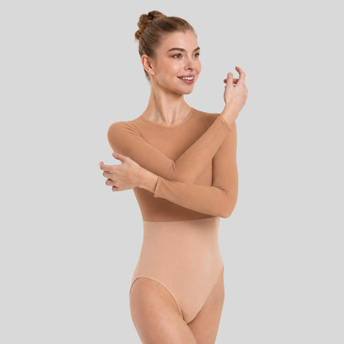 Intermezzo Long Sleeve Double Fabric Leotard 3579