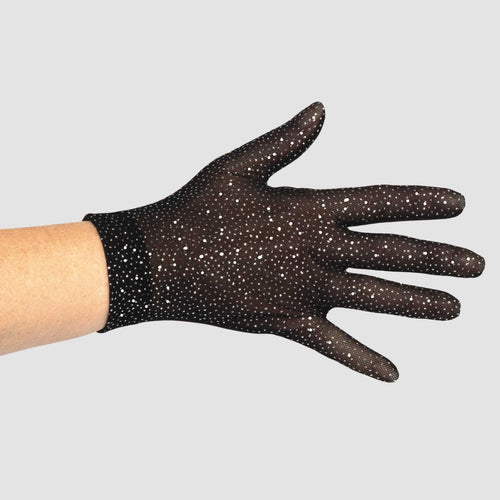 Jerry's Glitter Mesh Competition Gloves Black