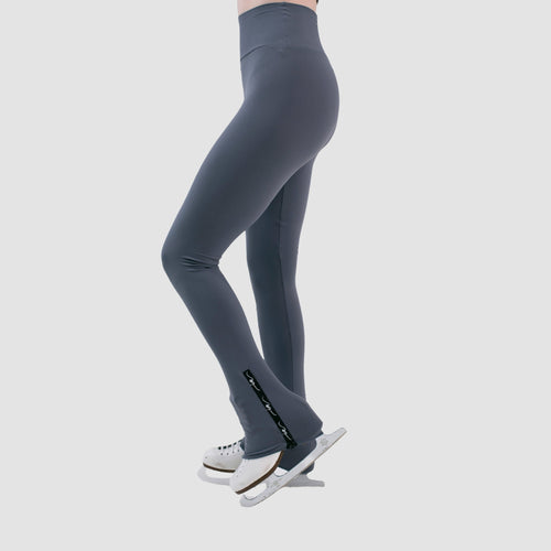 Intermezzo Grey Long Pants with Logo Zipper 5570