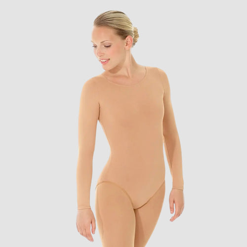 Mondor nude long sleeve body liner senior 11821
